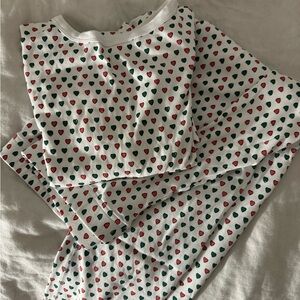 Heart Print Pajamas